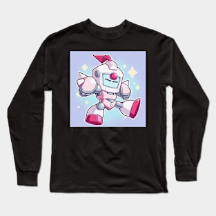 Cute Robot Long Sleeve T-Shirt